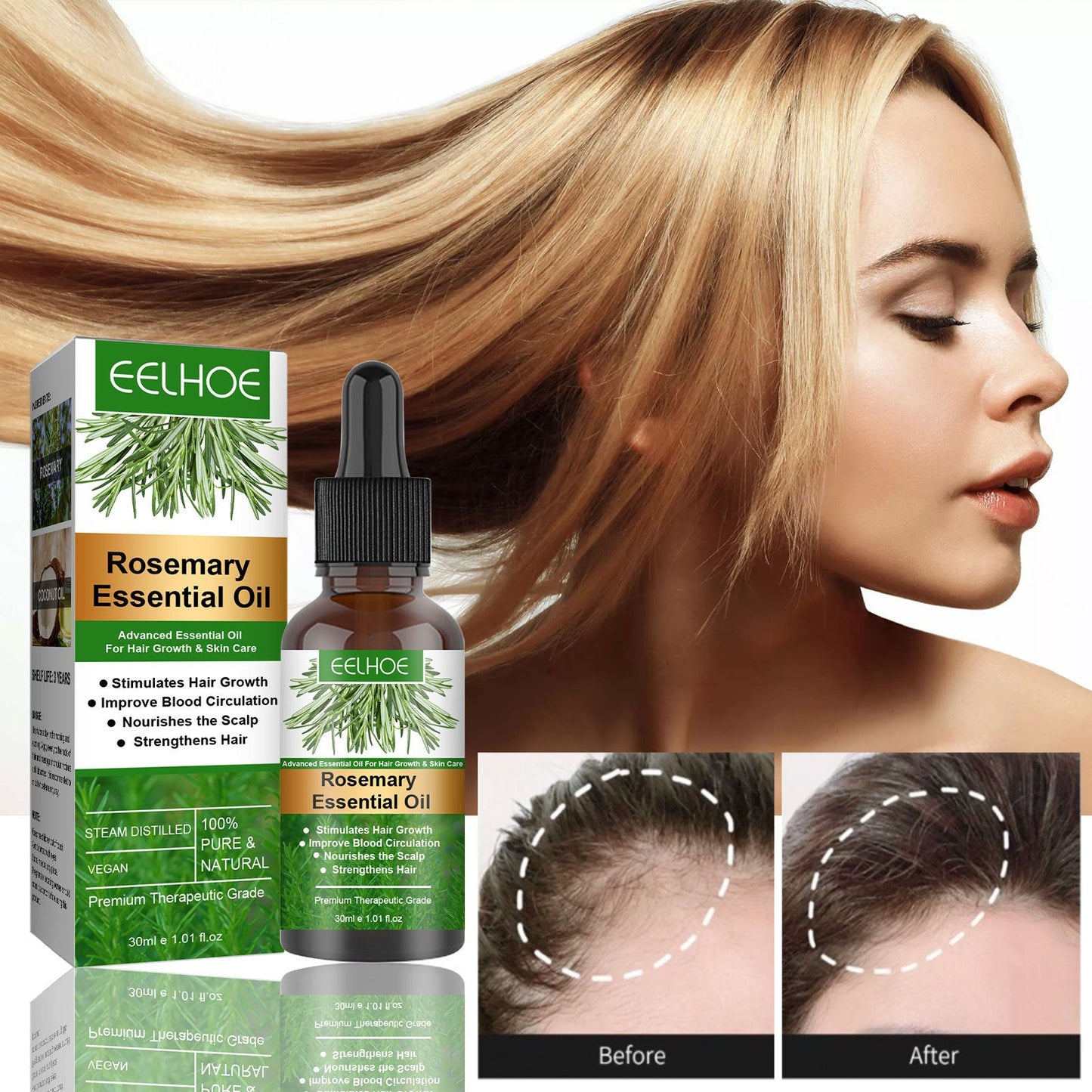 Rosemary Anti-Breakage Nourishing Hair Care Oil ARVASHAA