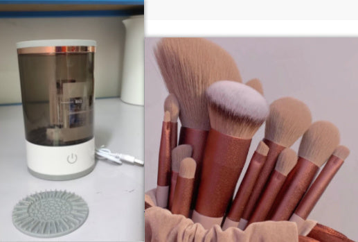 Women Eye Shadow Brush Cleaning Tool Portable Electric Makeup Brush Cleaner Machine With USB Charging Automatic Cosmetic Brush ASKVexperts