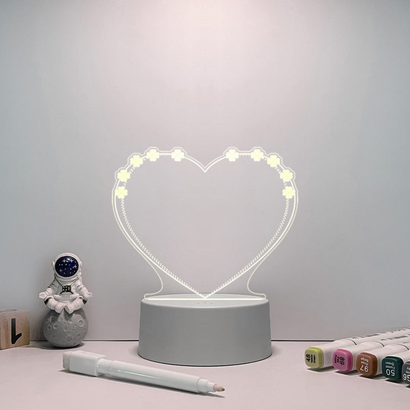 Message Board Small Night Lamp Note Board ARVASHAA
