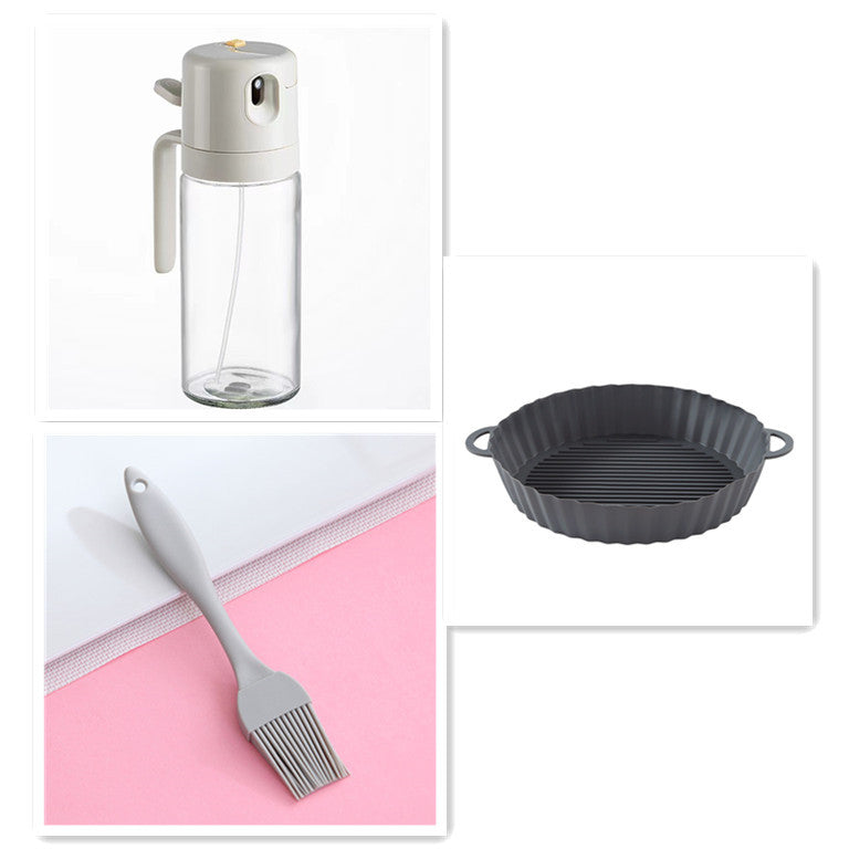 2 In 1 Oil Sprayer Bottle BBQ Cooking Oil Dispenser Olive Oil Pourers Sprayer Kitchen Baking Oil Mister Vinegar Bottle ASKVexperts