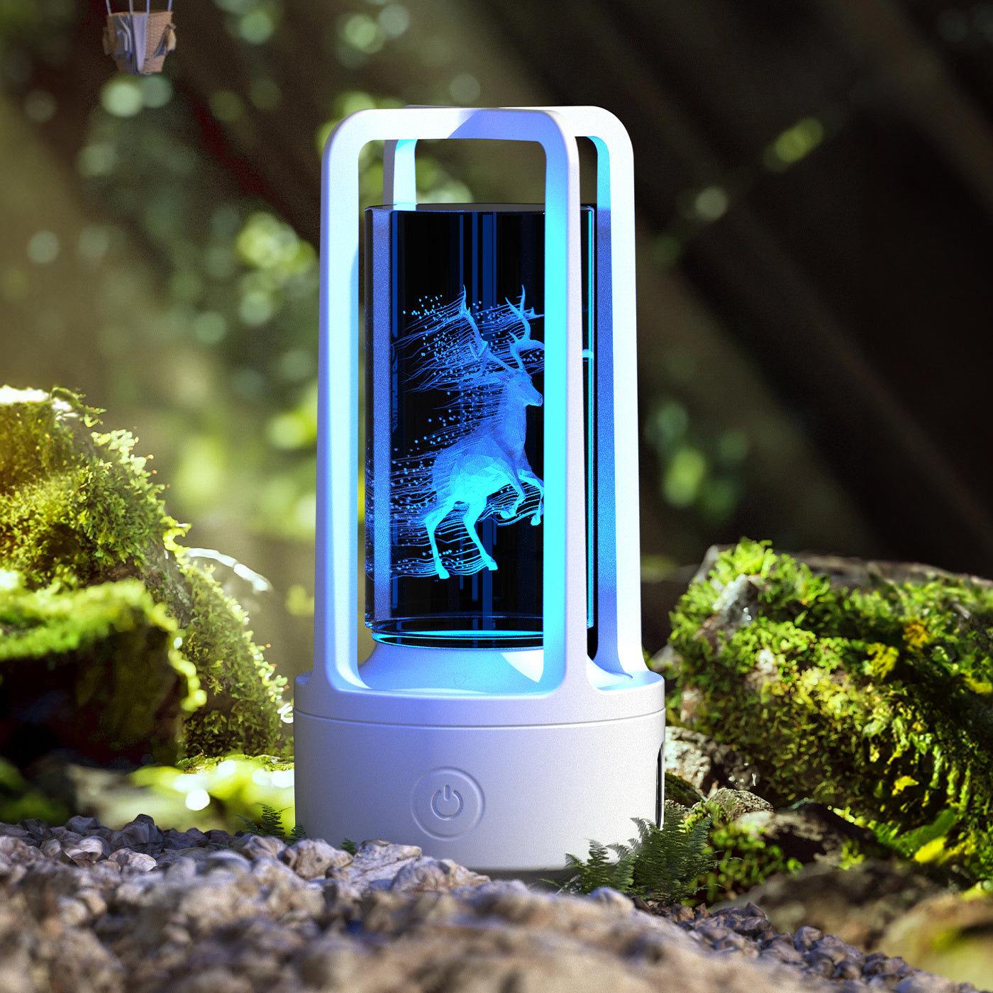 Creative 2 In 1 Audio Acrylic Crystal Lamp And Bluetooth Speaker Valentine's Day Gift Touch Night Lamp ARVASHAA