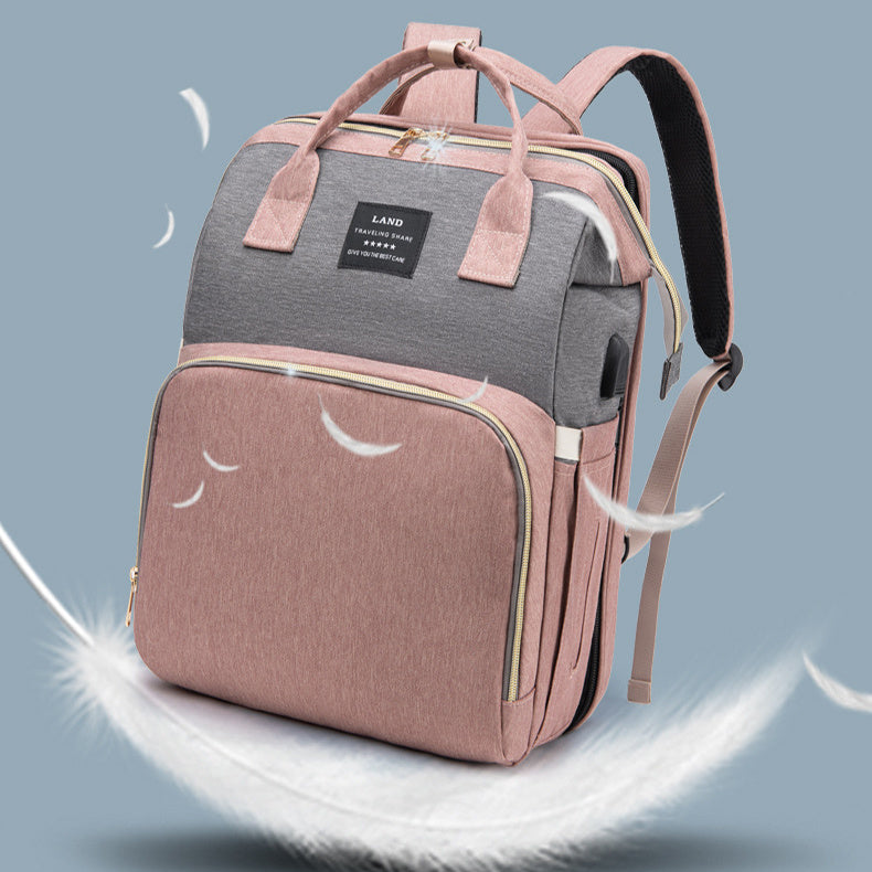 New Mummy Baby Crib Backpack Large Capacity Out Milk Insulated Bag Women ARVASHAA