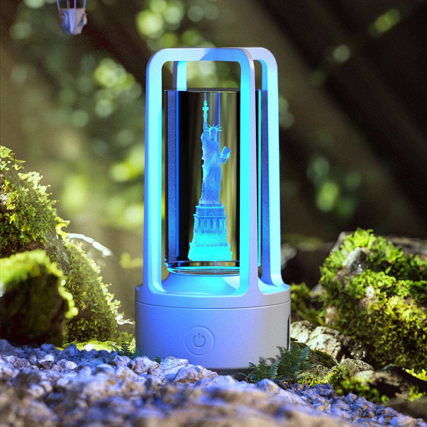Creative 2 In 1 Audio Acrylic Crystal Lamp And Bluetooth Speaker Valentine's Day Gift Touch Night Lamp ARVASHAA