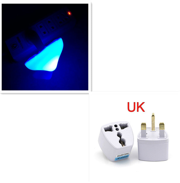 LED Night Light Mushroom Wall Socket Lamp EU US Plug Warm White Light-control Sensor Bedroom Light Home Decoration ARVASHAA