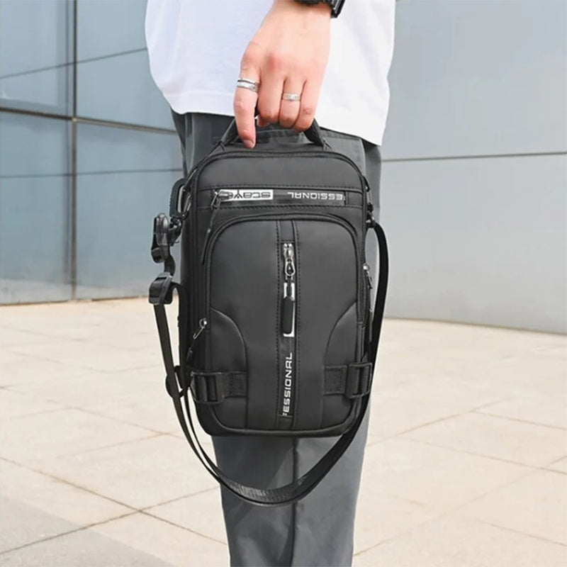 Crossbody Bags Men Multifunctional Backpack Shoulder Chest Bags ARVASHAA