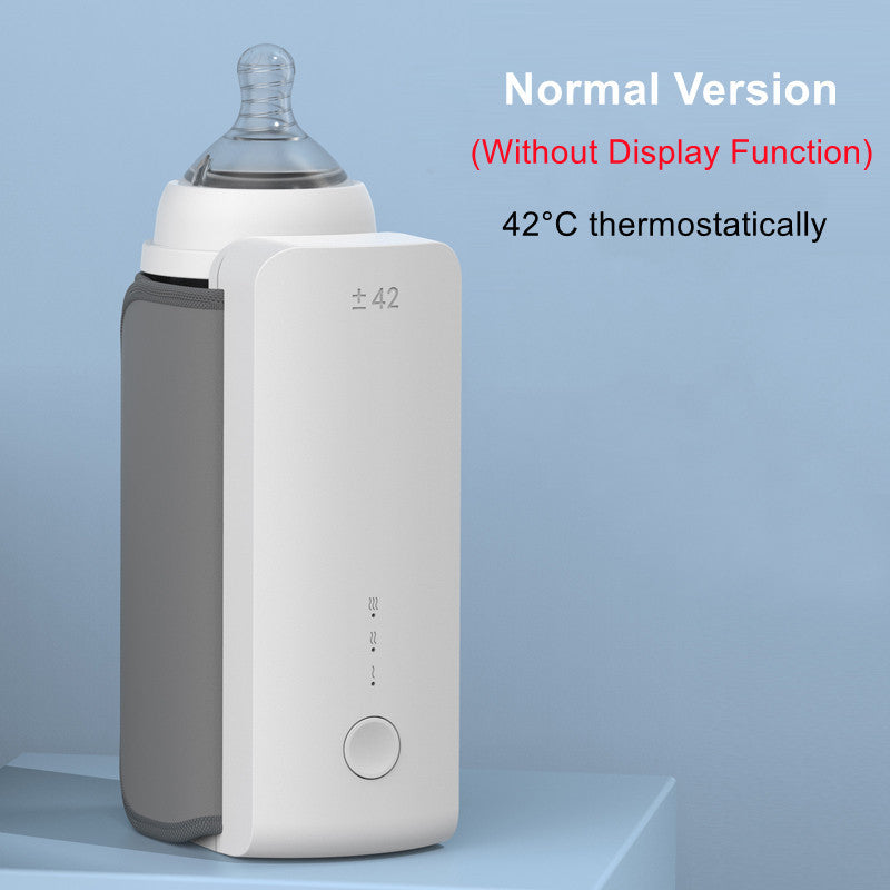 Portable Wireless Rechargeable Baby Bottle Warmer USB Charging And Heating Bag Portable Constant Temperature Milk Warmer Universal Bottle Insulation Sleeve ASKVexperts