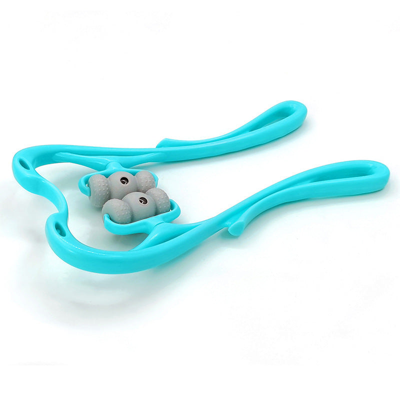Neck Massager For Pain Relief Deep Tissue 360 Degree Neck Roller With 96 Pressure Point Neckbud Massage Roller For Neck Shoulder Waist Leg Foot Handheld Relaxer Tool ARVASHAA
