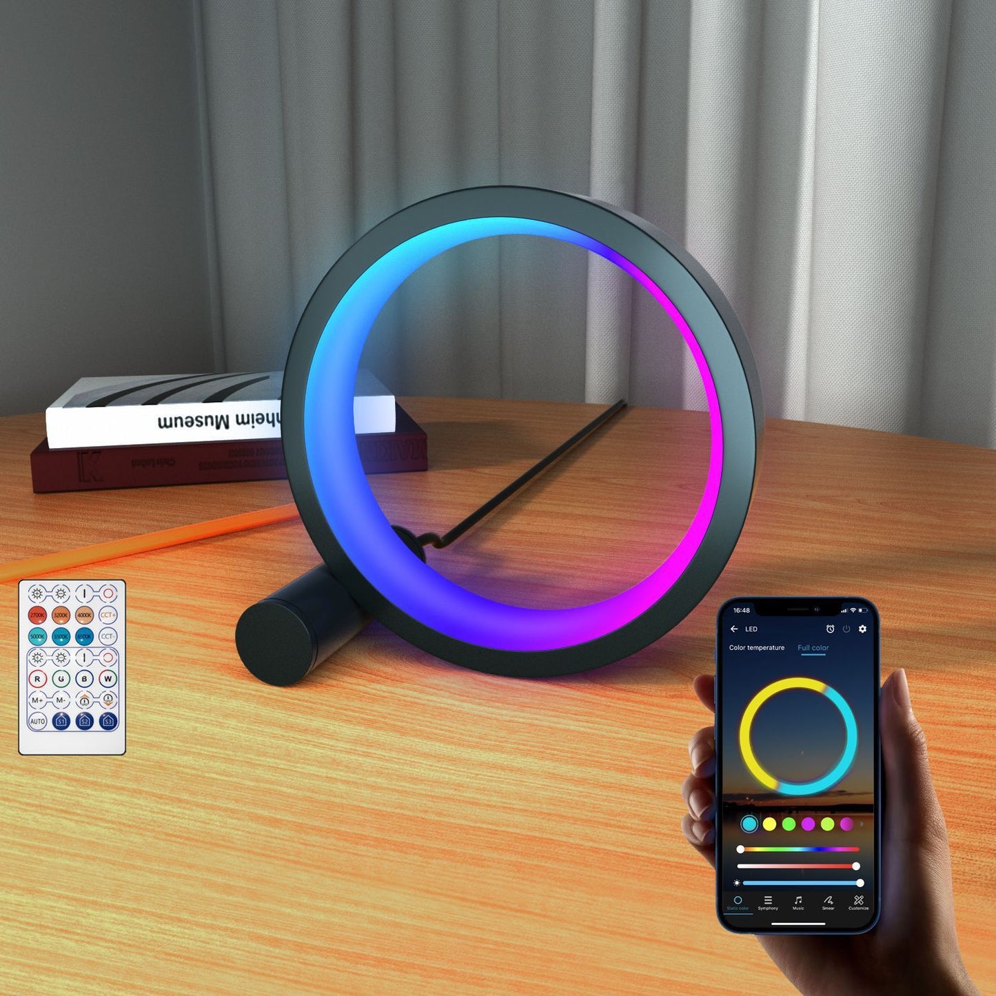 Smart LED Night Light Led Music Rhythm Induction Colorful Atmosphere Light Room Decoration ARVASHAA