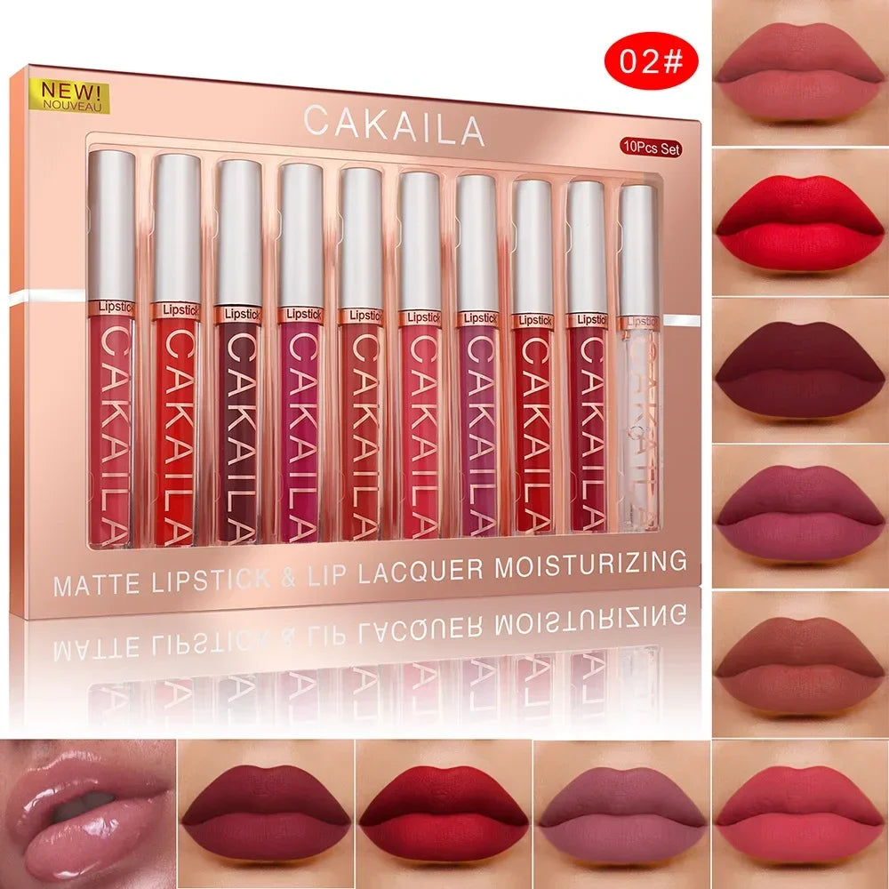 10/6 PCS Matte Natural Lipstick Set – Long Lasting & Waterproof ARVASHAA