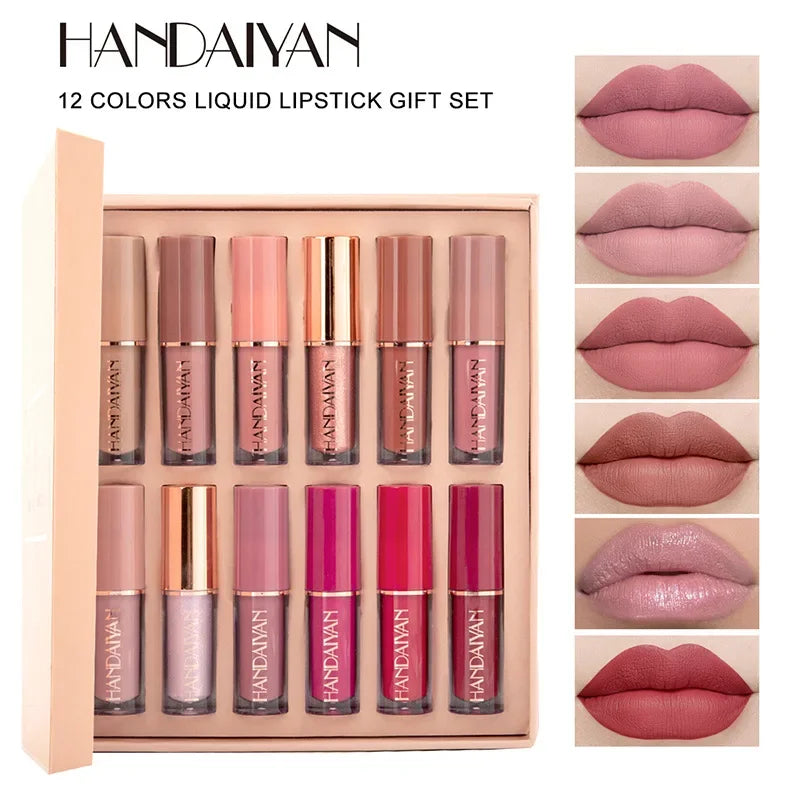 10/6 PCS Matte Natural Lipstick Set – Long Lasting & Waterproof ARVASHAA