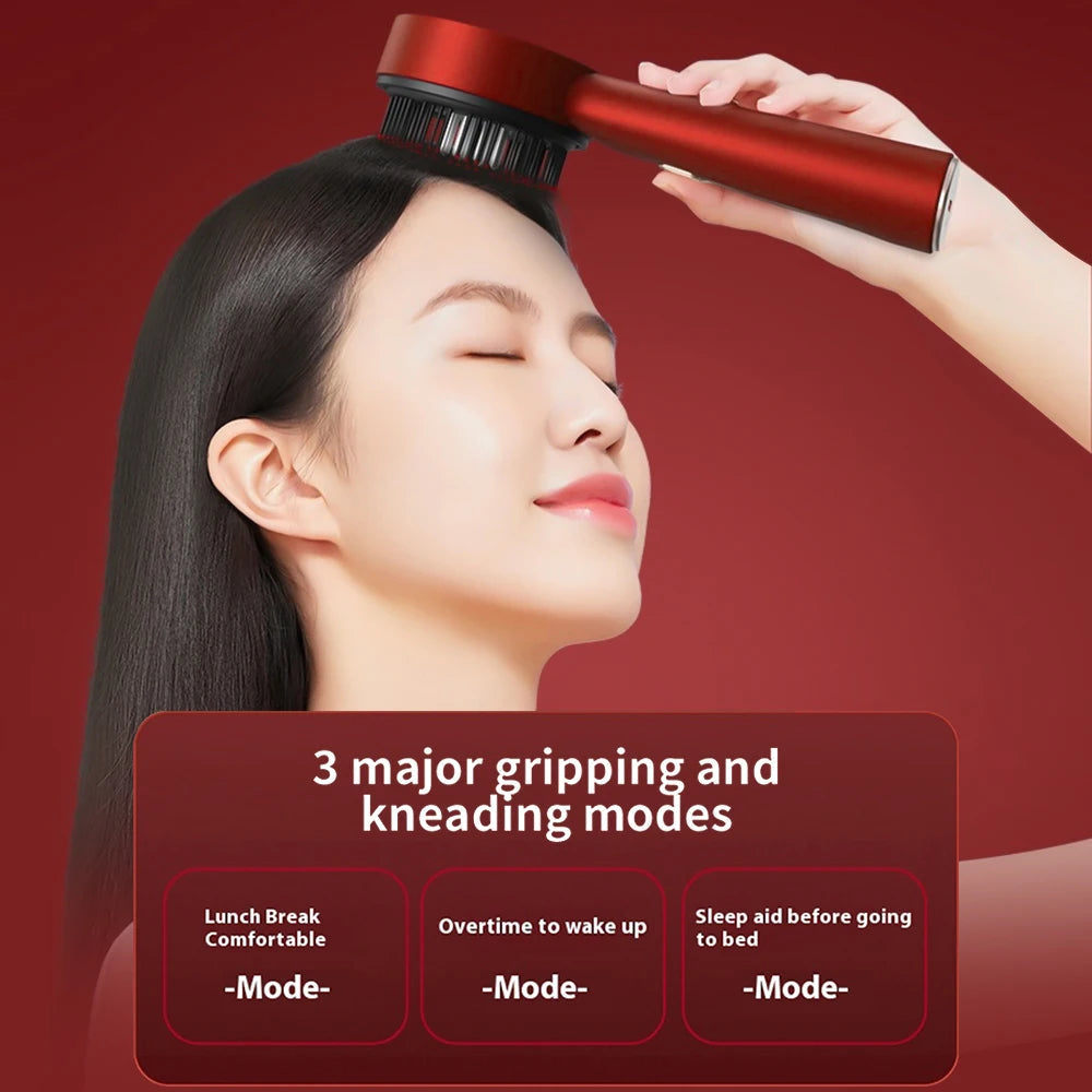 Electric Massage Comb 3 Modes Portable Red Light Laser Comb for Hair Follicle Hair Follicles On The Head Essence Oil Applicator ASKVexperts