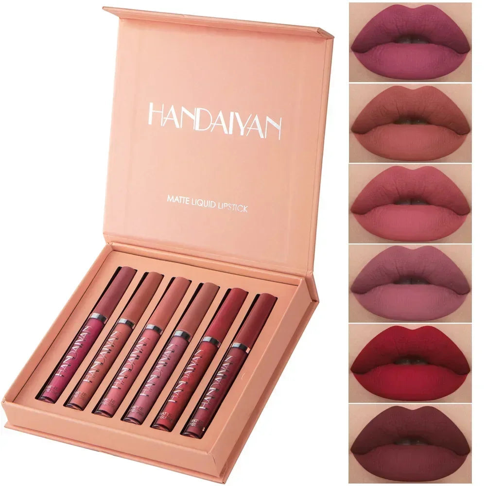 10/6 PCS Matte Natural Lipstick Set – Long Lasting & Waterproof ARVASHAA
