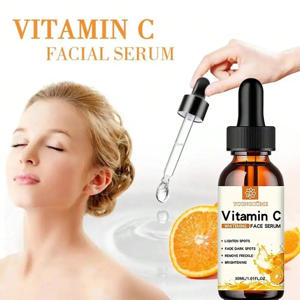 Vitamin C Facial Essence Contains Hyaluronic Acid Dark Spot Remover Moisturizing Repair Anti-aging Essence Facial Skin Care 30ml ARVASHAA