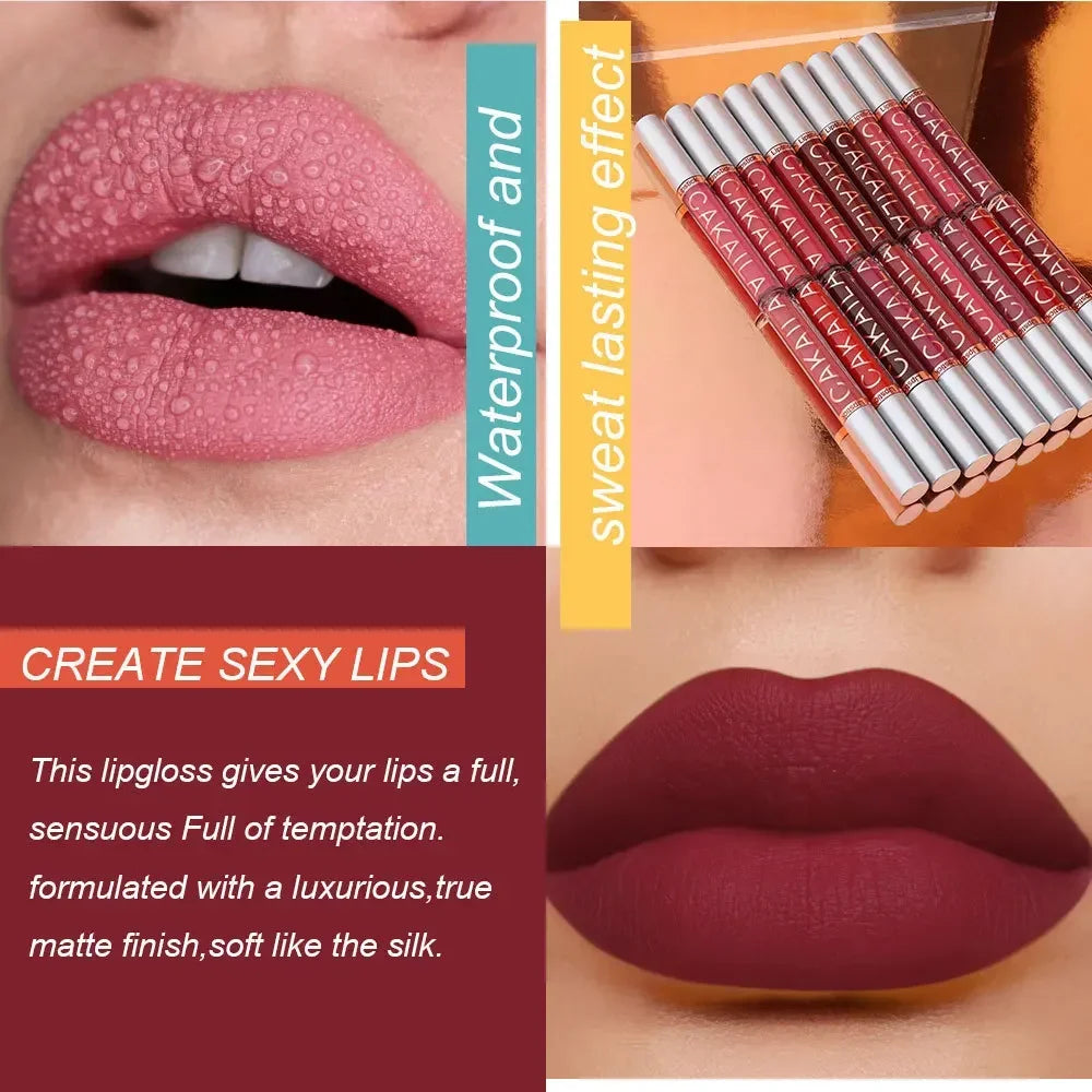 10/6 PCS Matte Natural Lipstick Set – Long Lasting & Waterproof ARVASHAA