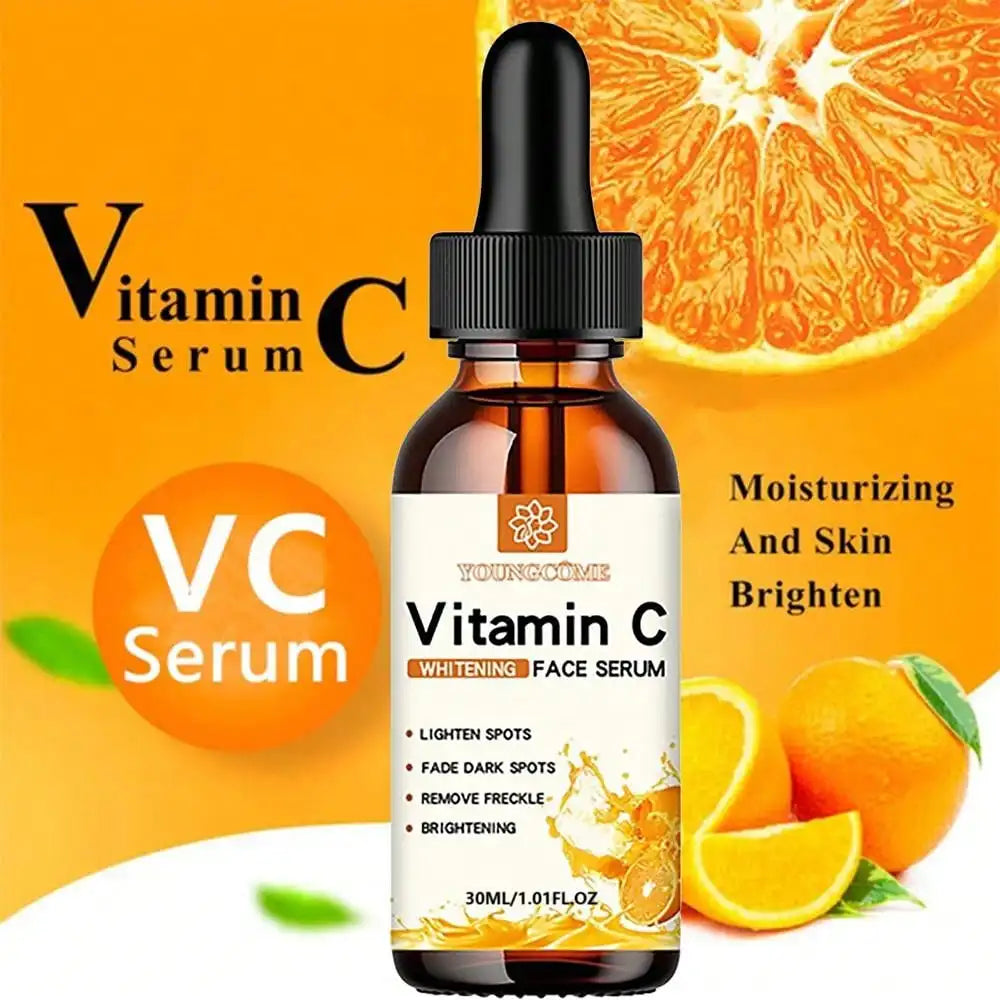Vitamin C Facial Essence Contains Hyaluronic Acid Dark Spot Remover Moisturizing Repair Anti-aging Essence Facial Skin Care 30ml ARVASHAA