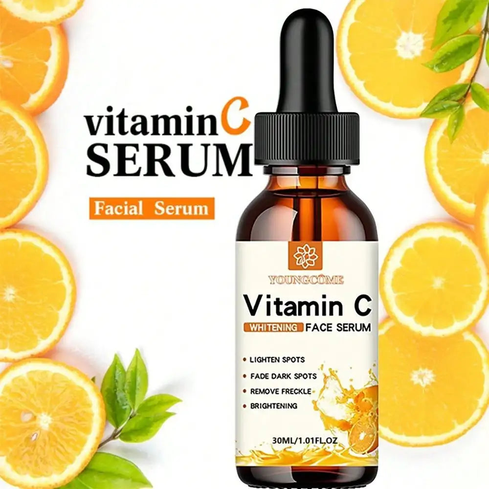 Vitamin C Facial Essence Contains Hyaluronic Acid Dark Spot Remover Moisturizing Repair Anti-aging Essence Facial Skin Care 30ml ARVASHAA