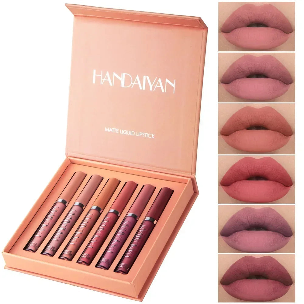 10/6 PCS Matte Natural Lipstick Set – Long Lasting & Waterproof ARVASHAA