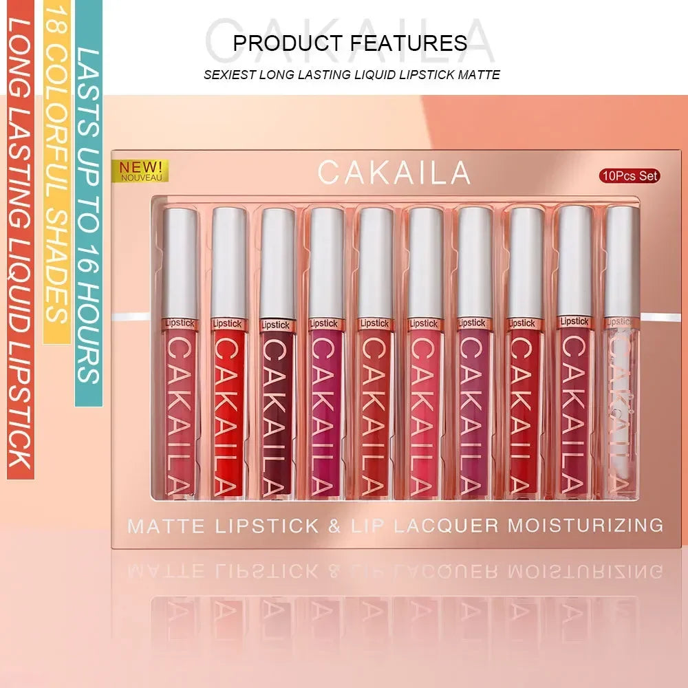 10/6 PCS Matte Natural Lipstick Set – Long Lasting & Waterproof ARVASHAA
