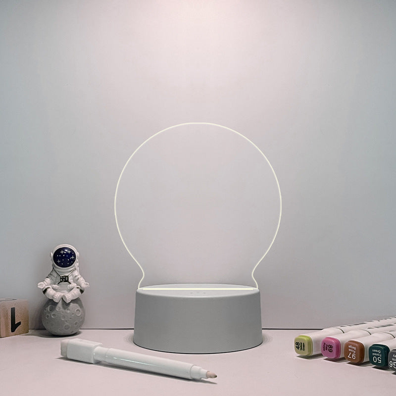 Message Board Small Night Lamp Note Board ARVASHAA
