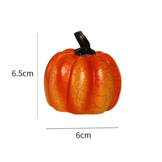 New Halloween Pumpkin Lantern Simulation Pumpkin LED Candle Lamp Resin Luminous Pumpkin ARVASHAA