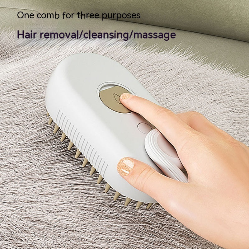 Cat Steam Brush Steamy Dog Brush 3 In 1 Electric Spray Cat Hair Brushes For Massage Pet Grooming Comb Hair Removal Combs Pet Products ARVASHAA