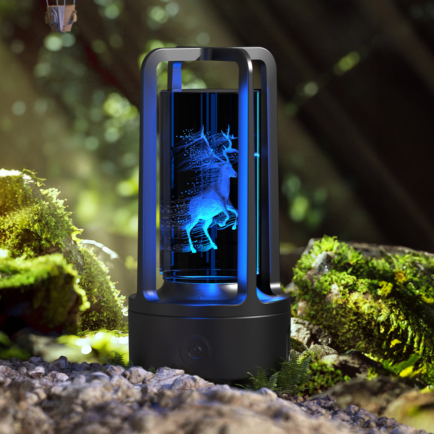 Creative 2 In 1 Audio Acrylic Crystal Lamp And Bluetooth Speaker Valentine's Day Gift Touch Night Lamp ARVASHAA