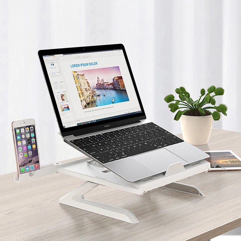 New Laptop Stand Multifunctional Folding Lift Portable Laptop Stand Monitor Increase Rack Aluminum Alloy Base ARVASHAA