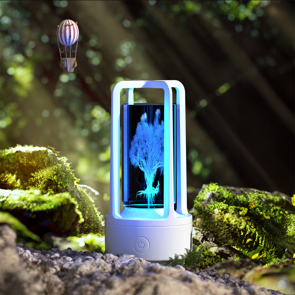 Creative 2 In 1 Audio Acrylic Crystal Lamp And Bluetooth Speaker Valentine's Day Gift Touch Night Lamp ARVASHAA