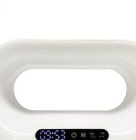 Multi-function 3 In 1 LED Night Light APP Control RGB Atmosphere Desk Lamp Smart Multifunctional Wireless Charger Alarm Clock ARVASHAA