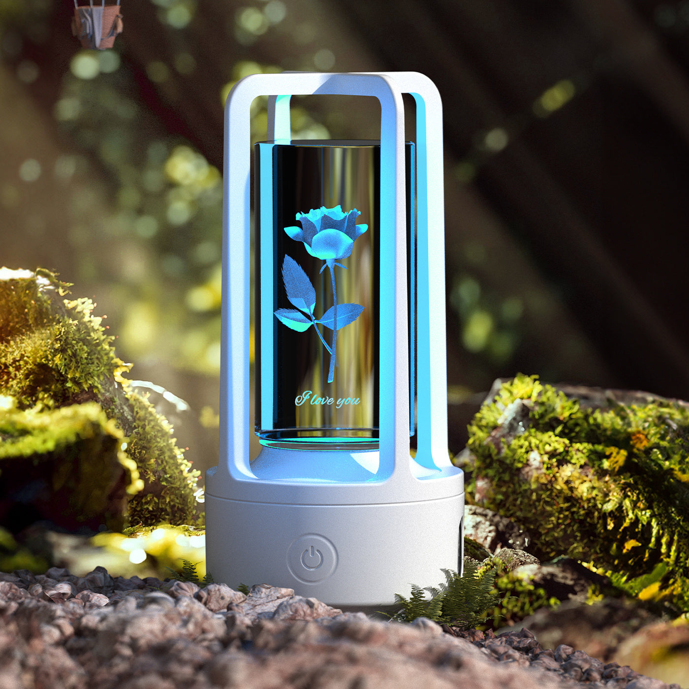 Creative 2 In 1 Audio Acrylic Crystal Lamp And Bluetooth Speaker Valentine's Day Gift Touch Night Lamp ARVASHAA