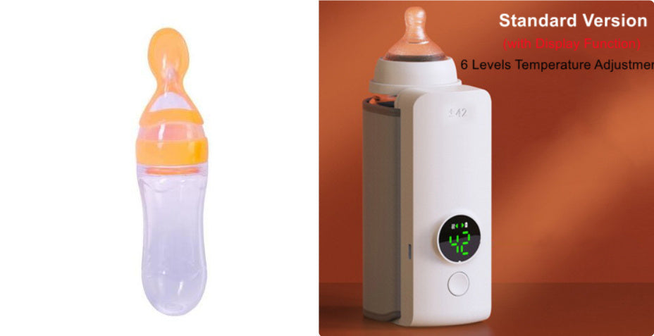 Portable Wireless Rechargeable Baby Bottle Warmer USB Charging And Heating Bag Portable Constant Temperature Milk Warmer Universal Bottle Insulation Sleeve ASKVexperts