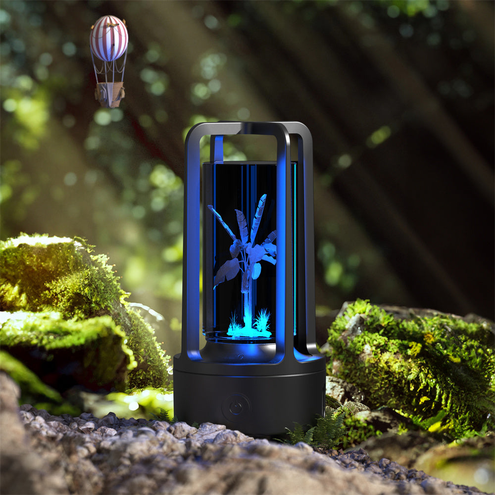 Creative 2 In 1 Audio Acrylic Crystal Lamp And Bluetooth Speaker Valentine's Day Gift Touch Night Lamp ARVASHAA