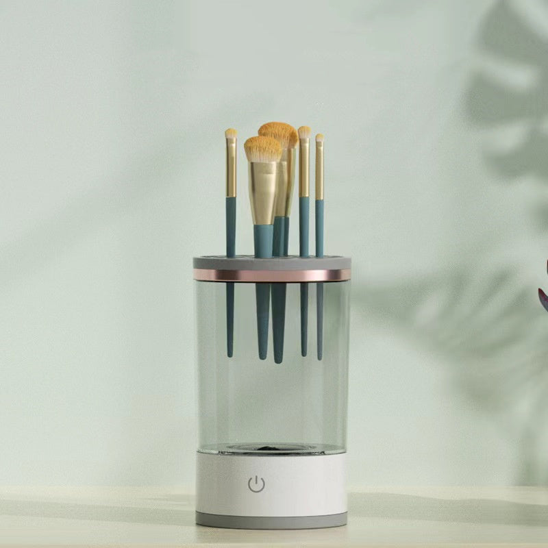 Women Eye Shadow Brush Cleaning Tool Portable Electric Makeup Brush Cleaner Machine With USB Charging Automatic Cosmetic Brush ASKVexperts