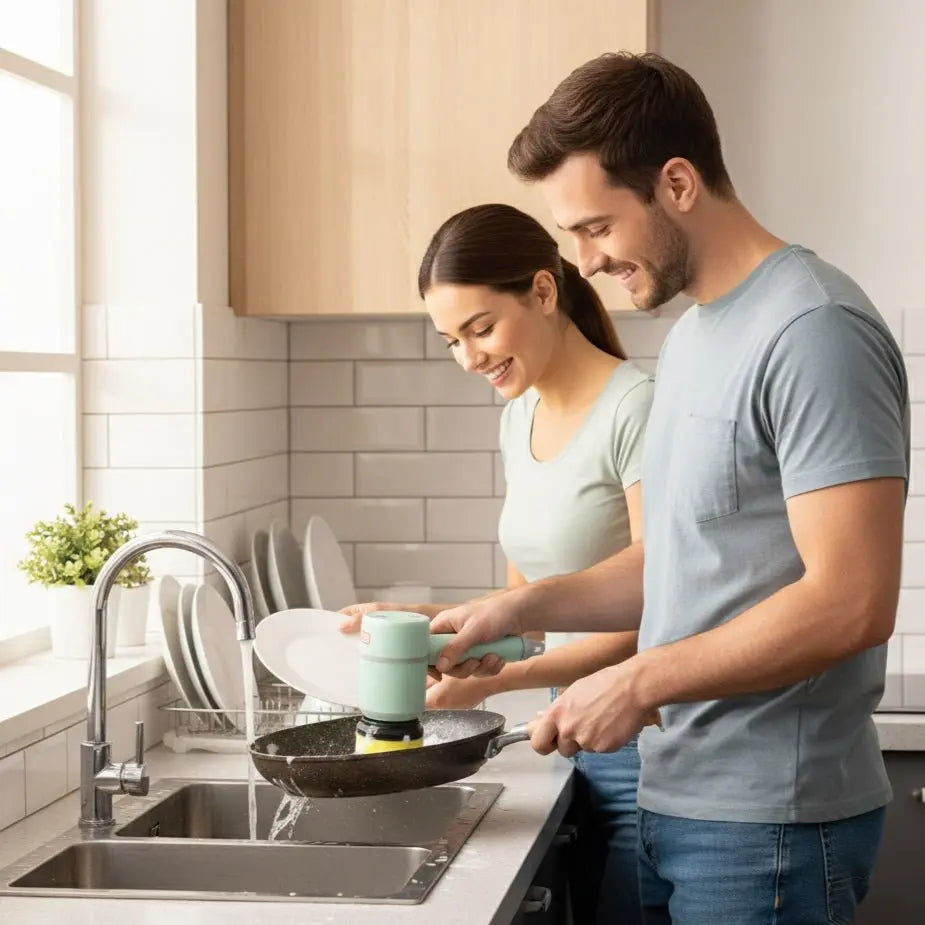 Automatic Dish Cleaner Brush – Effortless Cleaning for Every Surface ASKVexperts