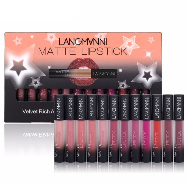Matte Lipstick Waterproof Long-lasting Velvet Lipstick Set ARVASHA