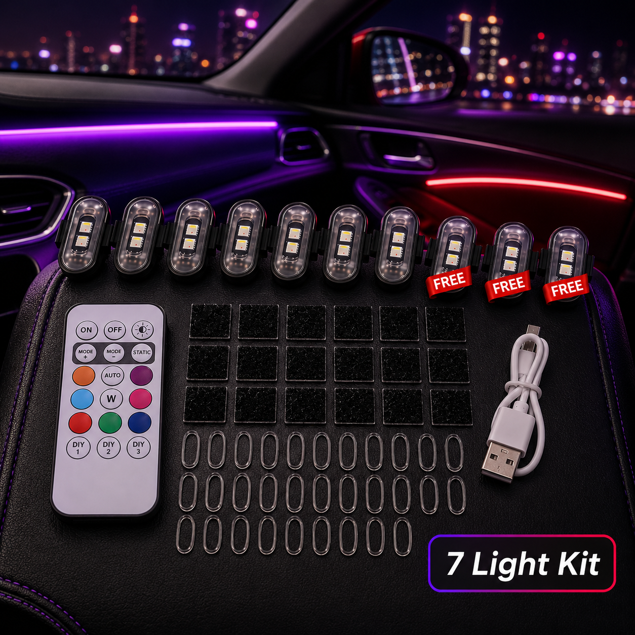 Lampes néon pour voiture Lux Drive™