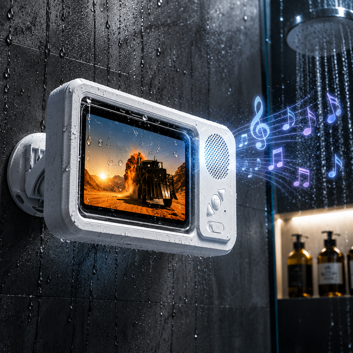 ShowerDock™ Wasserdichte BT-Lautsprecher-Handyhülle