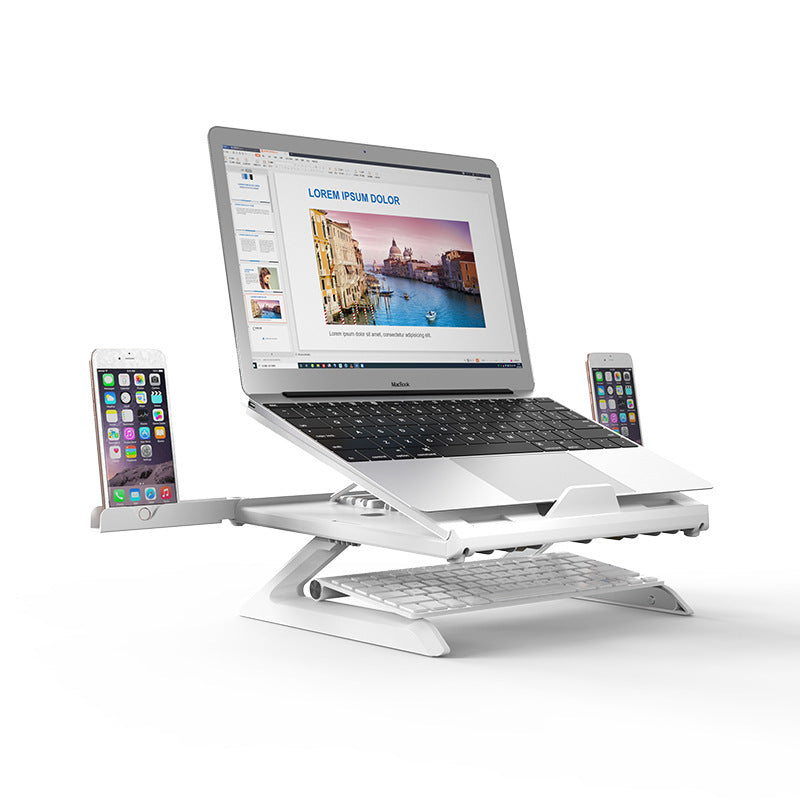 New Laptop Stand Multifunctional Folding Lift Portable Laptop Stand Monitor Increase Rack Aluminum Alloy Base ARVASHAA