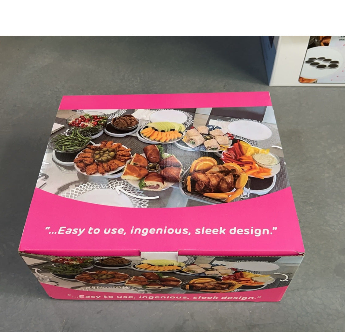 Table Rotating Portable Food Tray ARVASHA