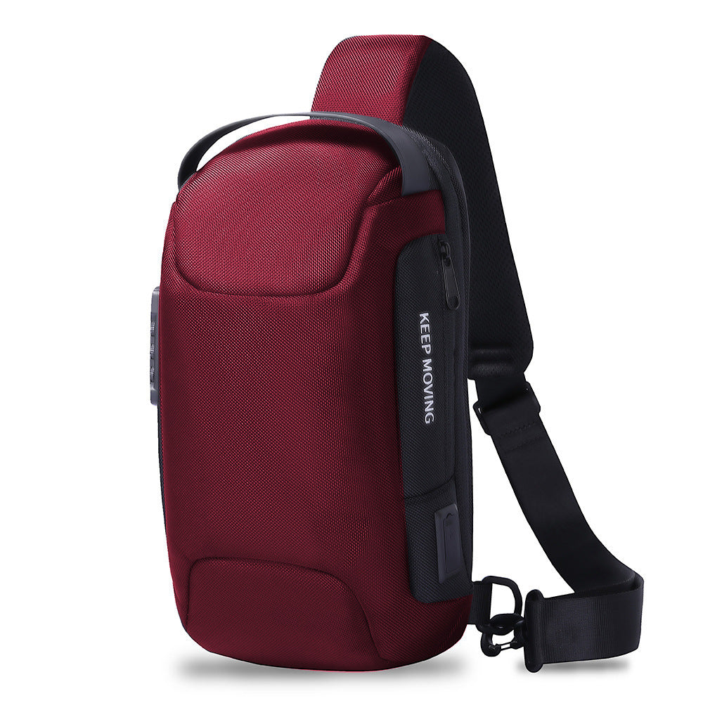 Douyin Hot Style Summer Men's Sports Car Breast Bag Single Shoulder Bag ARVASHA