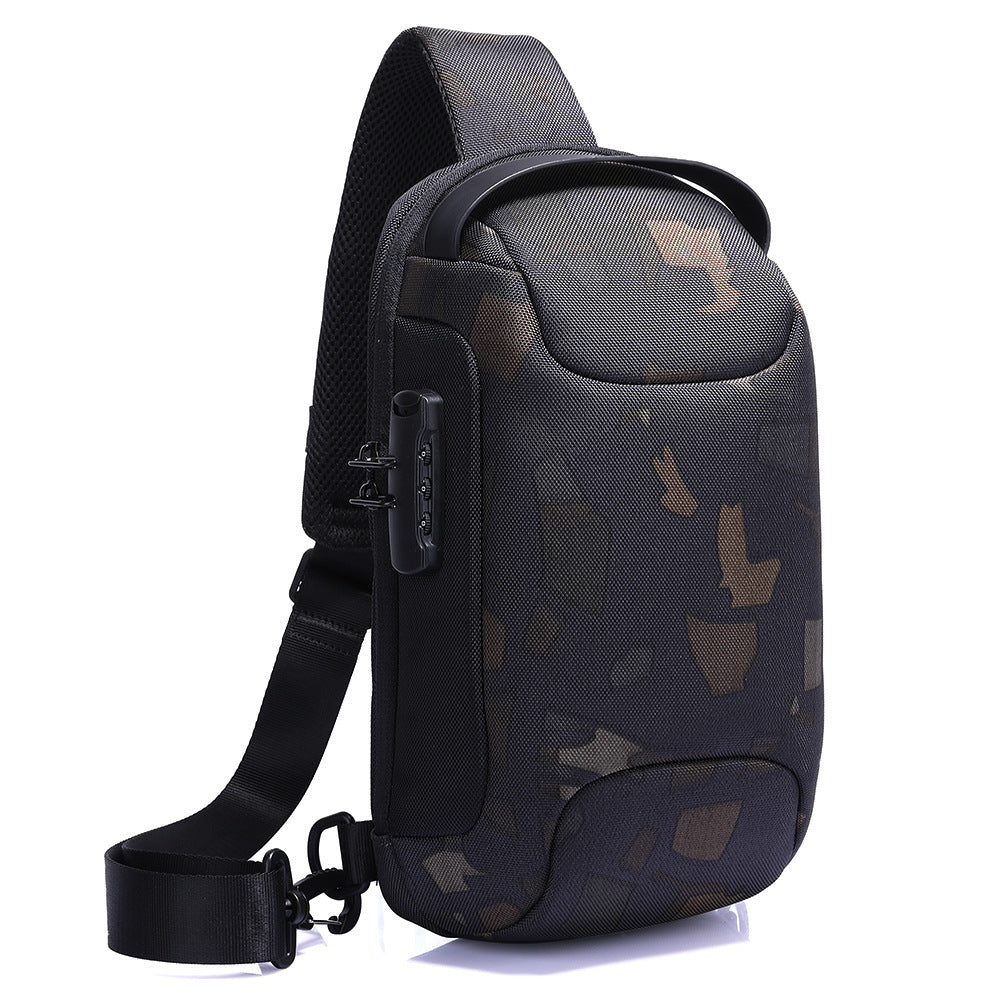 Douyin Hot Style Summer Men's Sports Car Breast Bag Single Shoulder Bag ARVASHA