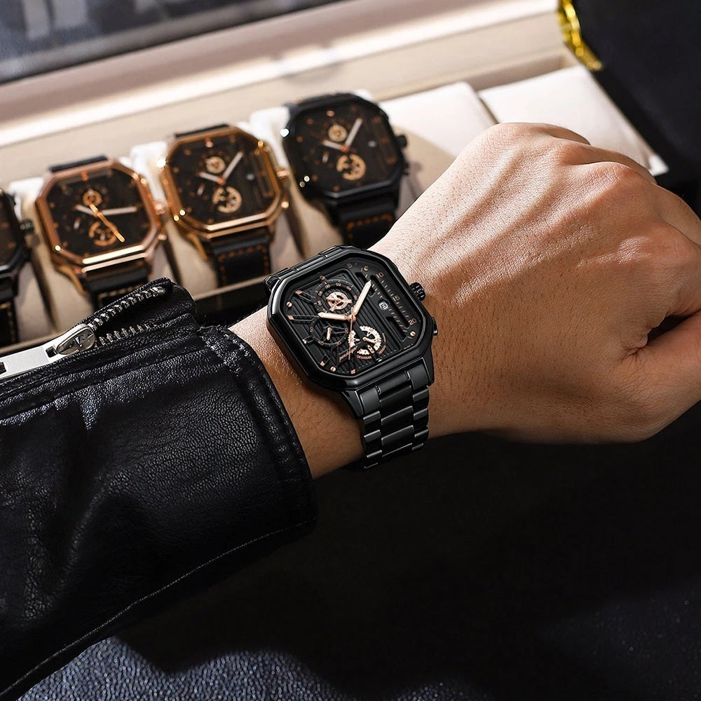 Waterproof Multifunctional Fashion Men's Quartz Watch ARVASHA
