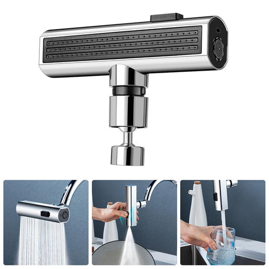 Kitchen Faucet Waterfall Outlet Splash Proof Universal Rotating Bubbler Multifunctional Water Nozzle Extension Kitchen Gadgets ARVASHAA