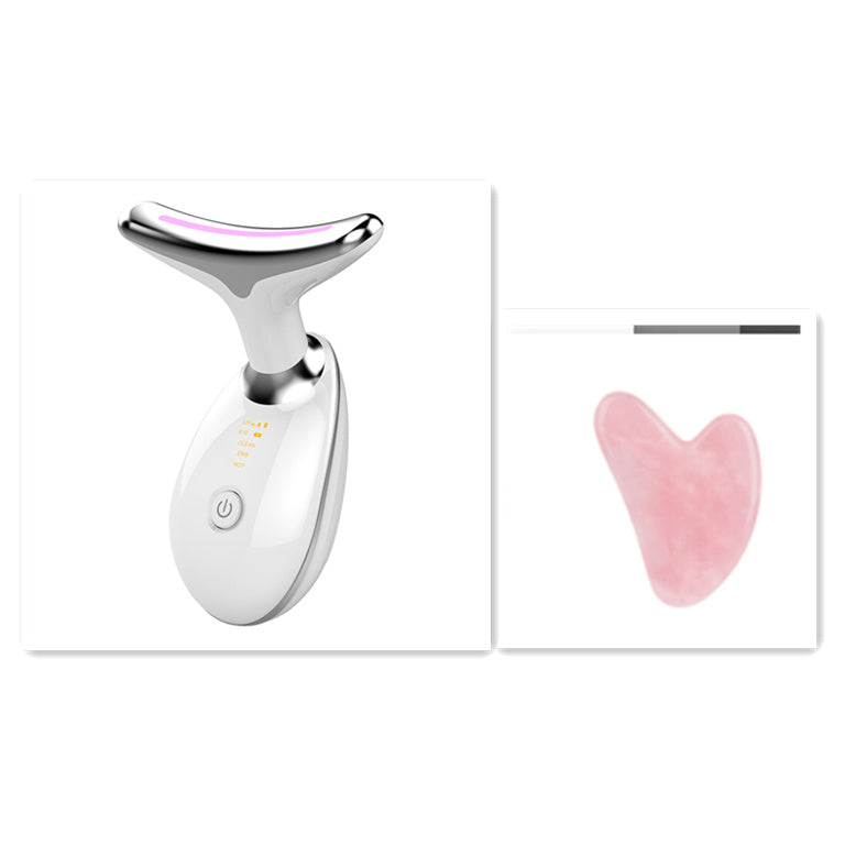 EMS Thermal Neck Lifting And Tighten Massager Electric Microcurrent Wrinkle Remover ARVASHAA