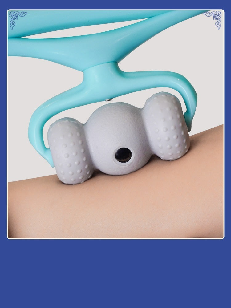 Neck Massager For Pain Relief Deep Tissue 360 Degree Neck Roller With 96 Pressure Point Neckbud Massage Roller For Neck Shoulder Waist Leg Foot Handheld Relaxer Tool ARVASHAA