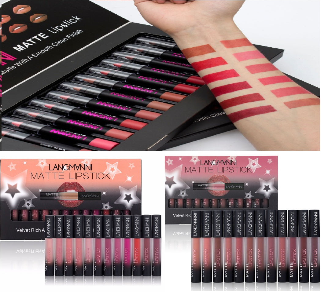 Matte Lipstick Waterproof Long-lasting Velvet Lipstick Set ARVASHA