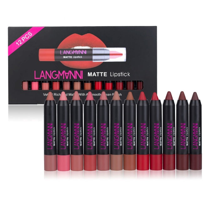 Matte Lipstick Waterproof Long-lasting Velvet Lipstick Set ARVASHA