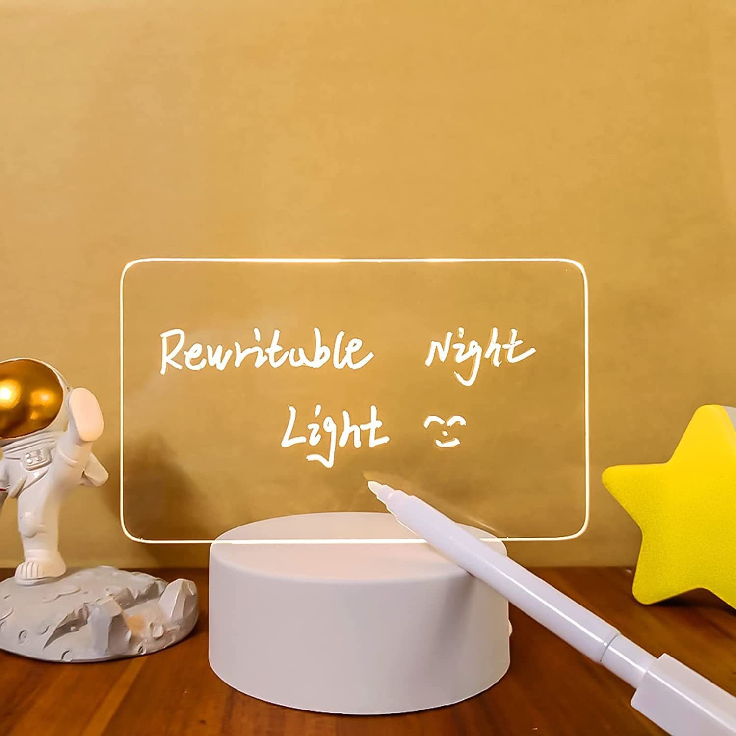 Message Board Small Night Lamp Note Board ARVASHAA