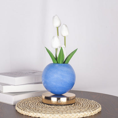 Tulip Artificial Flower Table Lamp with USB Charging