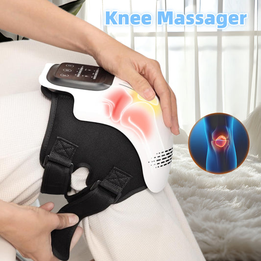 Intelligent Home Use Electric Intelligent Kneading Heating Knee Massager Rechargeable Pain Relief Infrared Laser Vibration Knee Massager ARVASHA